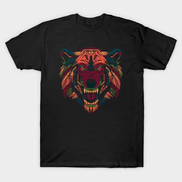 Wolf roar T-Shirt by Tuye Project